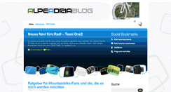 Desktop Screenshot of alpe-adria-blog.de