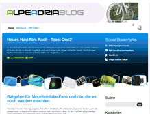 Tablet Screenshot of alpe-adria-blog.de